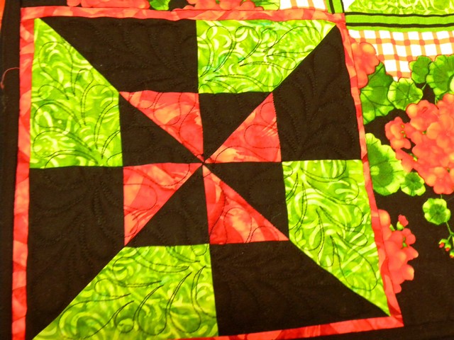 Carolle LeMonnier - Detail of Mystery Quilt